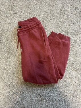 Saks Fifth Avenue Mens Red Drawstring Jogger Pants